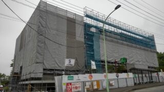 町田_温浴施設建設中外観